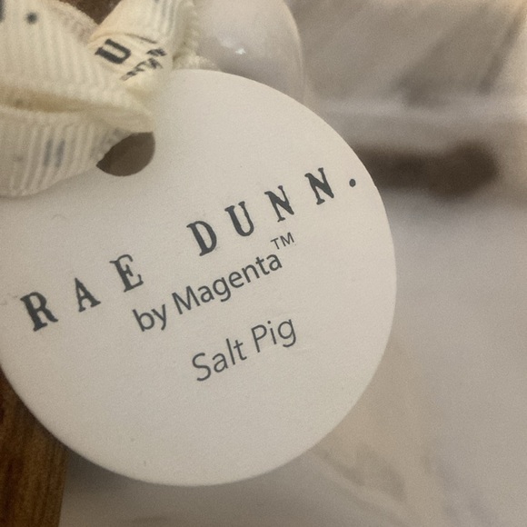 Rae Dunn Salt Pig with Wooden Spoon - Picture 3 of 10